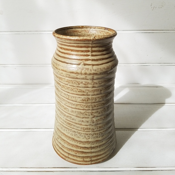 Japanese Ceramic Pitcher Vase with Handle, Vintage Hard to Find - Picture 4 of 8